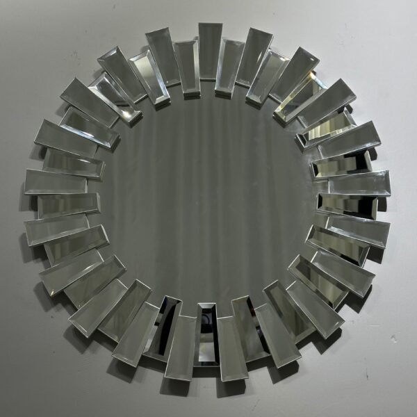 Silver Model Mirrored Piano Mirror